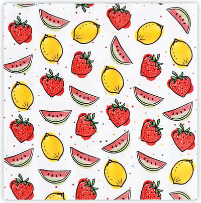 Boland - 20 papieren servetten Fruit - Tropisch - Tropisch