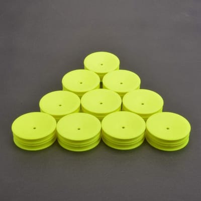 Snelheidsmeters Wielen voor 2WD Voertuigen - Neon Geel - Set van 5