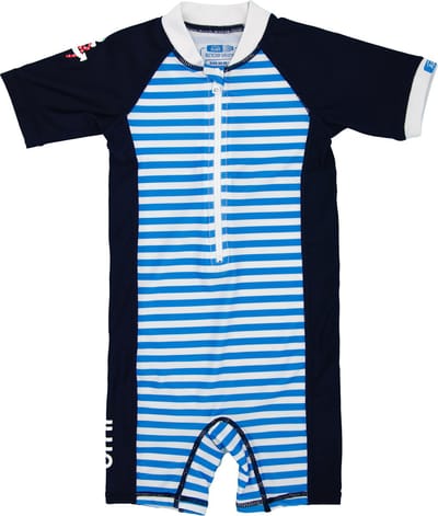 JUJA- uv-zwempak baby's - korte mouw - blauw - 74/80cm