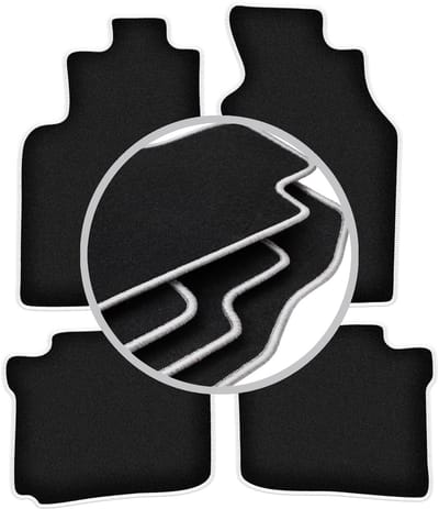 CARLUX-SILVER automatten voor: Mitsubishi Space Star minivan (1999-2005)