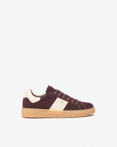 Sneakers Nerogiardini Velour Bordo' Fluweel Melk 1039 Tr Malaga 1074 Para - Fashion Wear - Vrouwen