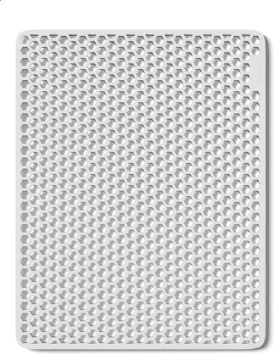 Bodo® Gootsteenmat - Rechthoekig - Wit - 36 x 46 cm - Voor 40 x 50 cm Wasbak