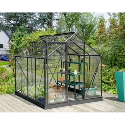 Vitavia Tuinkas Triton 5000 - Veiligheidsglas 3mm - Zwart - 198x256x207cm