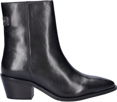 Maruti Maria Enkellaarsjes - Enkelboots met rits - Dames - Zwart - Maat 40