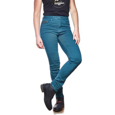 FURYGAN PAOLA DUCK BLUE MOTORCYCLE JEANS 38 - Maat - Broek
