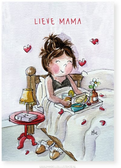 390 Lieve mama,10x15cm