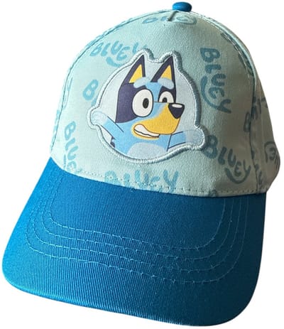 Bluey Kinderpet – Blauw met Print – Verstelbare Cap – 52-54 cm