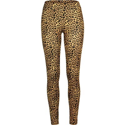 Urban Classics - Pattern Leo Legging - M - Bruin/Zwart