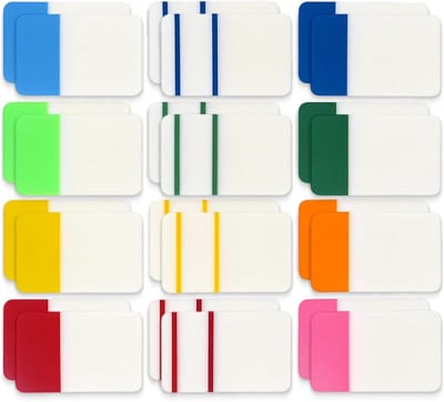 Kleurige Zelfklevende Index Tabs - 480 Stuks, Herbruikbare Pagina Markers voor Boeken, Kantoor en School, Schrijfbare Notities en Herpositioneerbaar