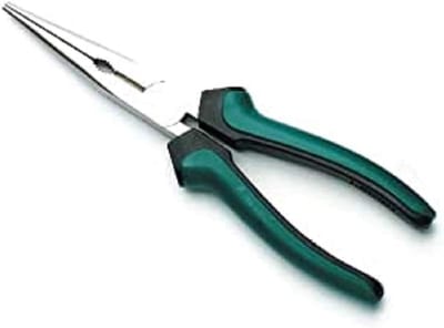 Telefoontang Recht - Gereedschap Tang - Precisie Werk - Gereedschapsstaal C60 - 8 Inch - Zilver