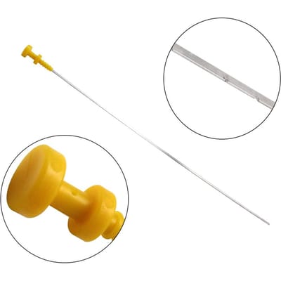 Motoroliepeilstok Oliepeilmeter Vervanging voor Peugeot 106, 205, 206, 306 TU Benzinemotor veelkleurig