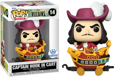 Funko Pop! Train: Disney Villains - Captain Hook in Cart Funko-Shop Exclusive