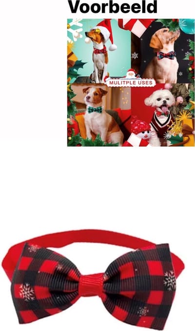 Akyol - Kerststrik - Stof - Kerst Strik kleding - vlinderstrik- Kerstdecoratie -kerststrik goud - -kerststrikjes - Decoratie - Kerstsfeer – Christ