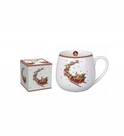 Keramische Mok met Infuser & Deksel - 430ml - Kerstman