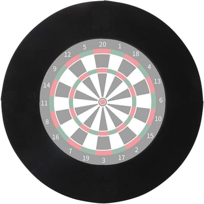 Grote Dartbord Surround Zwart - Professionele Wandbescherming Catchring