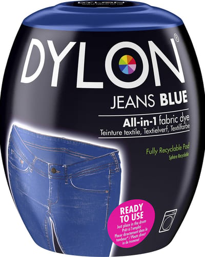 DYLON Wasmachine Textielverf Pods -  Blue Jeans - 350g