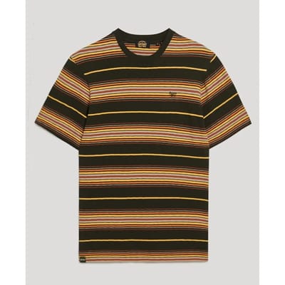 Superdry - Gestreept T-shirt met relaxte pasvorm - Heren - T-shirts