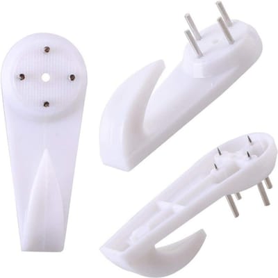 40 stuks Onzichtbare Nagelschroeven Muurhaken Spoorloze Afbeeldingshaken Spoorloze Multifunctionele Kunst Schilderij Frame Hanger 43Pcs