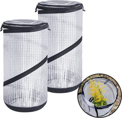 Mini broeikas voor groenten en planten - 2 stuks pop-up tent, 60 x 30 cm, bescherming voor je tuin