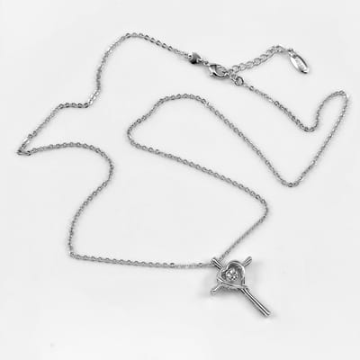 Ketting met Kruis Hanger Dames - Halsketting-Set - Gerhodineerd - XUPING