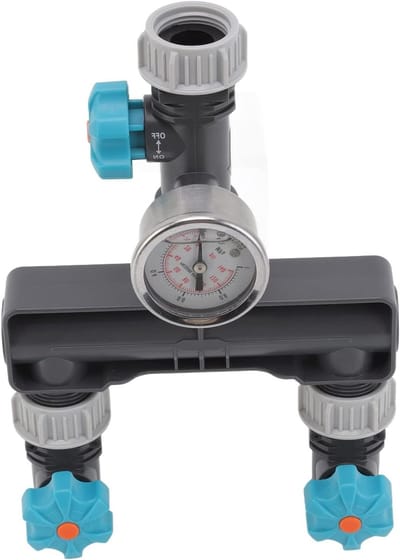 Multifunctionele Waterdrukregulator met G1/2 Mannelijke Draad voor Irrigatie en Visuele Drukcontrole, Comfortabel in Gebruik