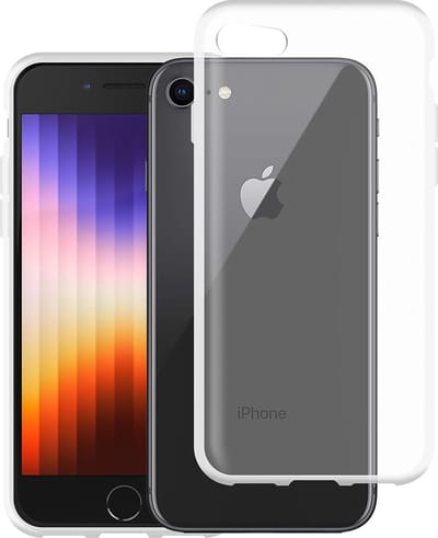 Cazy hoesje geschikt voor iPhone SE (2022) Hoesje Siliconen - Flexibele Case - Transparant