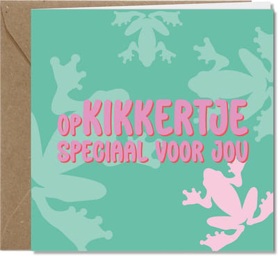 FSC-papier | Duurzaam | Inclusief envelop kraft | 4 wenskaarten | Opkikkertje, beterschap, steuntje in de rug | BOLD collectie