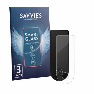 3 Stuks Savvies Screenprotector - geschikt voor Xiaomi Electric Scooter 6 Lite - beschermfolie glas transparant