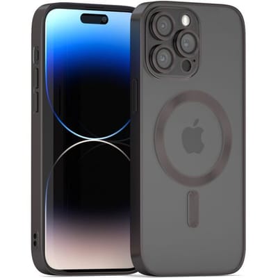 Coverzs telefoonhoesje geschikt voor Apple iPhone 11 Pro Magneet hoesje met camera cover - magnetisch hoesje - zwart
