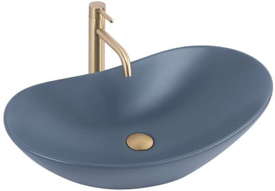 Rea Royal - Opzetwastafel - Bleu - 61,5X35,5X15,5Cm