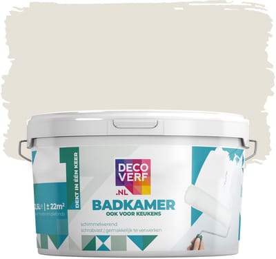 Decoverf badkamerverf 2.5L beige grijs