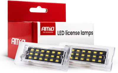 AMiO LED Kentekenverlichting CLP07 BMW X5 X3 – Canbus Foutvrij – Plug en Play LED Set van 2 Nummerplaatverlichting Lampen
