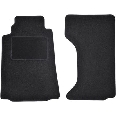 Tapis de sol - Mazda - Miata MX-5 - Velours noir - Sur mesure - Antidérapant
