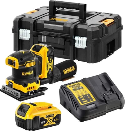 DeWALT DCW200P2 Accu vlakschuurmachine 18V XR 5.0Ah in TSTAK