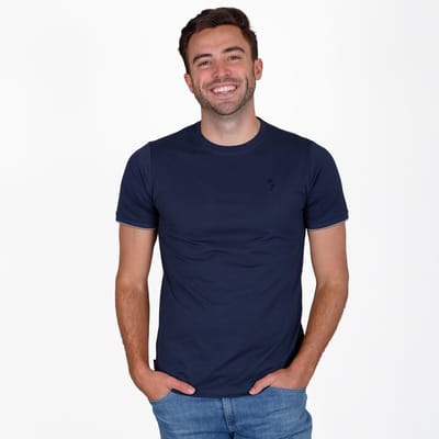 Heren T-shirt Dronten - Donkerblauw