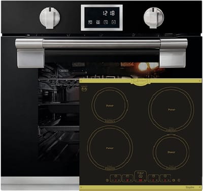 Kaiser - Inbouwoven - EH 6338 s - KCT 6195 IEm Inductiekookplaat 60 cm - inductie - oven - 60 cm - pyrolytische oven - 11 functies
