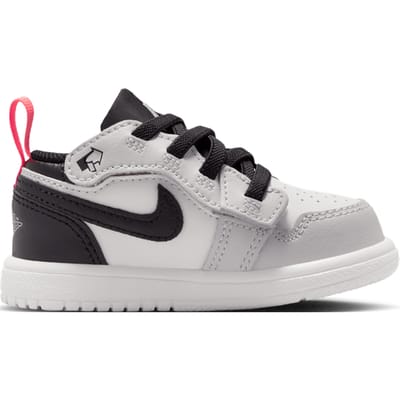 Jordan 1 Low Babyschoenen - Zwart - Maat 23.5 - Mesh/Synthetisch