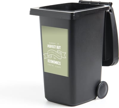Container sticker Economie - Onderwijs - Opleiding - Leren - 40x60 cm - Kliko sticker