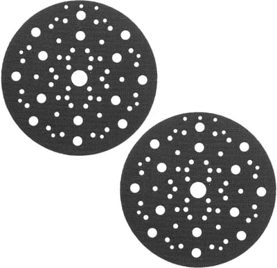 Dailygoods- Slijpschijfbeschermers 150 mm - 70 gaten - Zachte opvulling - Klittenbandsluiting - Compatibel met MIRKA - Duurzaam sponzmateriaal - Schuurpad
