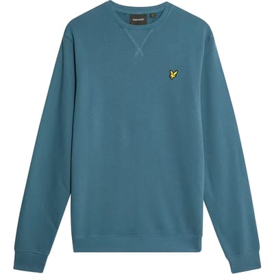 Lyle & Scott Crew Neck Sweatshirt Truien & Vesten Heren - Sweater - Hoodie - Vest- Blauw - Maat M