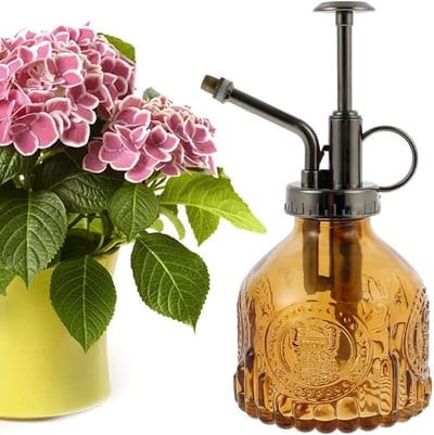Glazen Plantenspuitfles 200ml Vintage Stijl – Verstelbare Fijne Nevel voor Binnenplanten en Tuinonderhoud