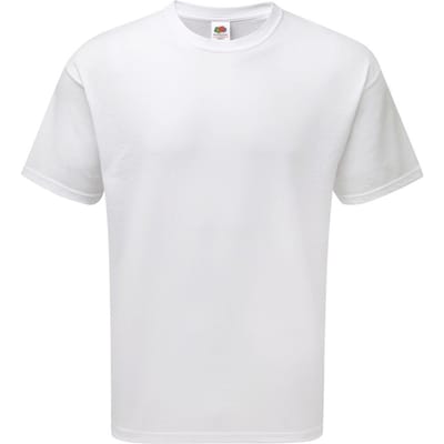 Fruit of the Loom Herenpoloshirt Originele Stijl (3-pack) (Wit)