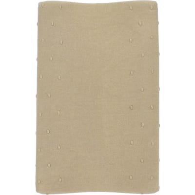 Meyco Baby Mini Knots aankleedkussenhoes - sand - 50x70cm