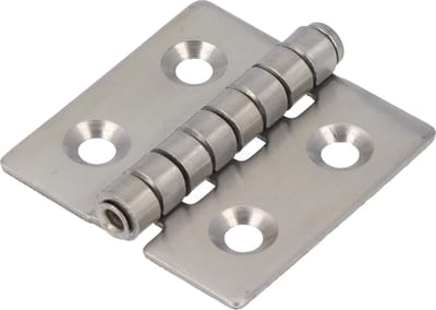 Scharnier - 40x40mm - RVS A2 - Max. 90 graden
