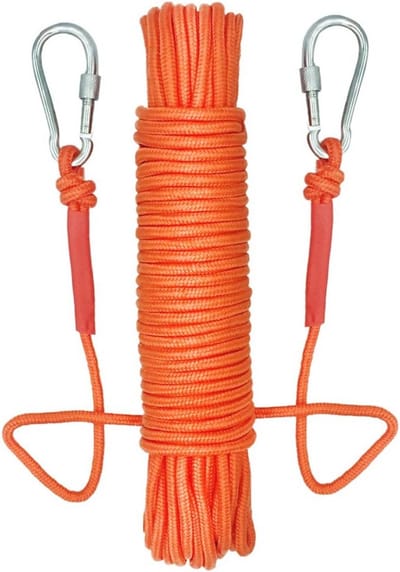 Multifunctioneel Nylon Touw 20m - 8mm Diameter, Draagvermogen 200kg - Ideaal voor Magneetvissen, Vastzetten en als Waslijn