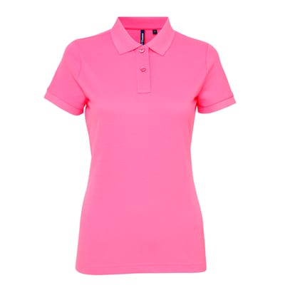 Asquith & Fox Dames/dames Performance Blend Poloshirt met korte mouwen (Neonroze)