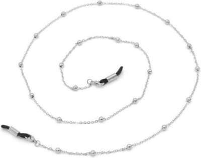 Eyezoo® - Brilketting – brillenketting – ketting voor bril – zilver met bolletjes