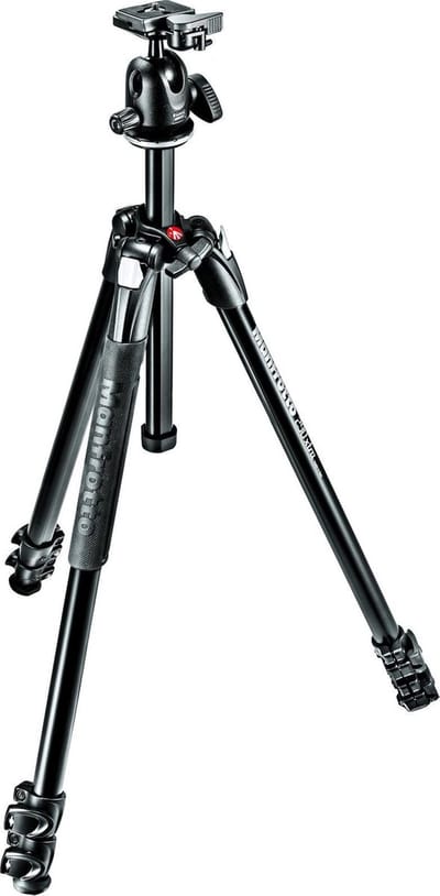 Manfrotto 290 XTRA statief kit Alu 3 segmenten MK290XTA3-BH