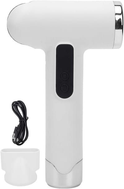 Draadloze Haardroger voor Vrouwen - Oplaadbare Reis Haardroger met 100,000 RPM en 15,000 mAh Batterij, Stil en Compact voor Thuis en Op Reis