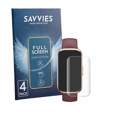 Savvies - Screenprotector voor Tifozen P08 1.47" - Folie Beschermfolie transparant volledig dekking 4 Stuks